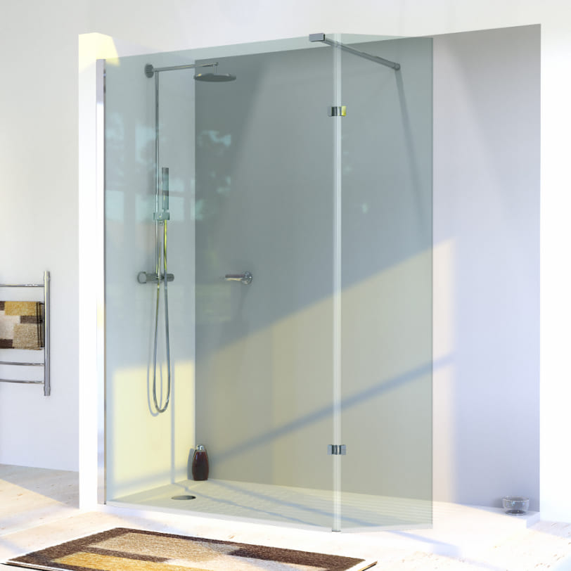 Joint d'étanchéité bas ou vertical pour portes et parois de douche, 200 cm