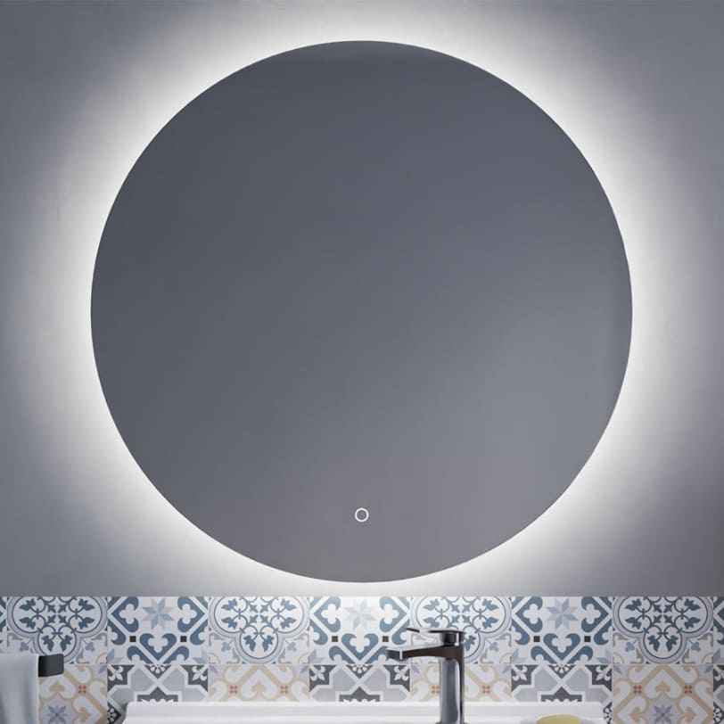 Miroir rétro-éclairant LED, anti-buée, 40x70 cm, Pure