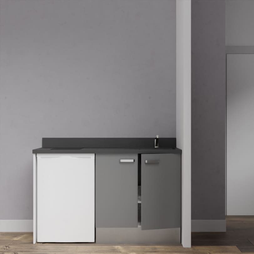 Meuble réfrigérateur VICCO Fame-Line Blanc 60 cm - Froid statique